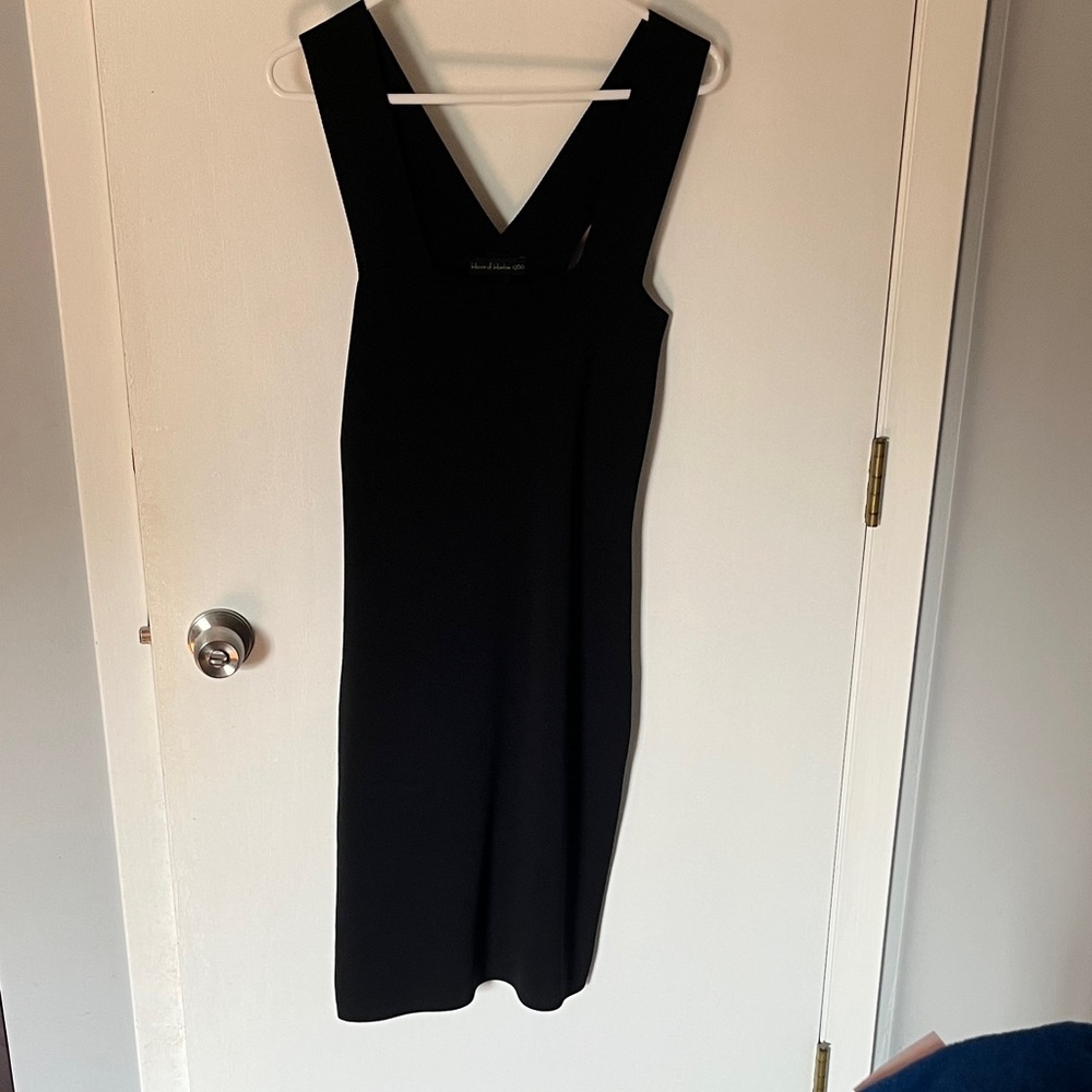 House of Harlow 1960 Black Midi Dress